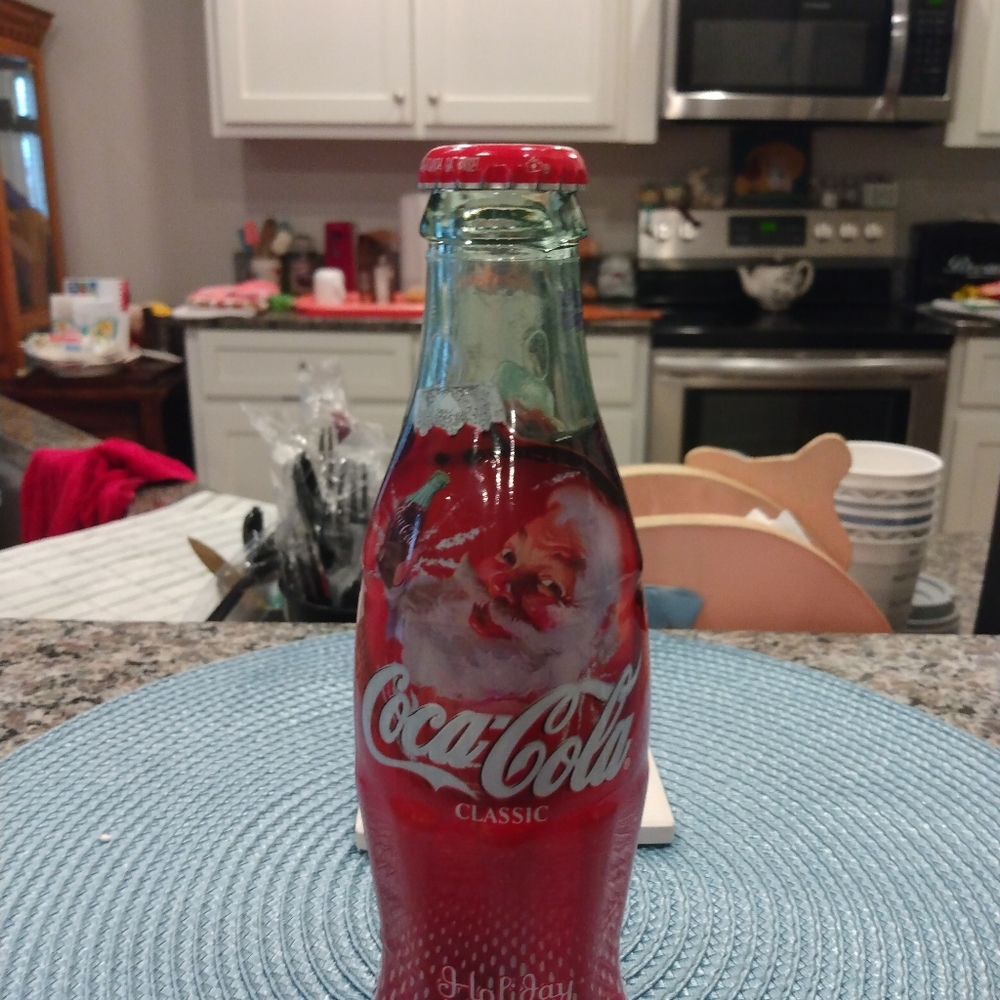 2001 & 2004 Christmas Coke Bottle